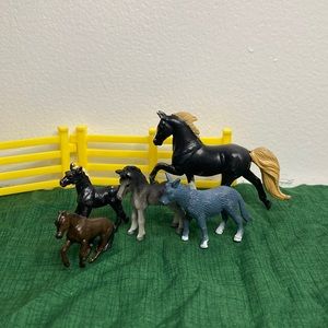 4 Miniature Foals and 1 Miniature Donkey